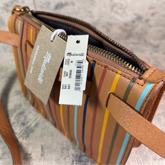 Madewell The Simple Pouch Belt Bag: Rainbow Stripe Edition - Picture 8 of 11